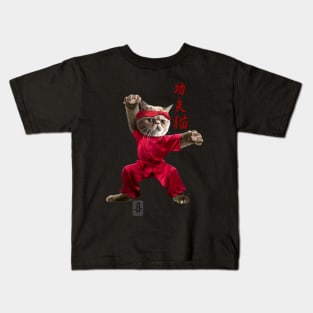 KUNG-FU CAT Kids T-Shirt